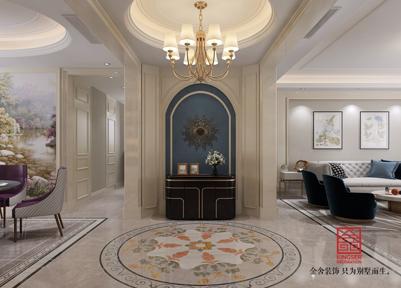 榮盛華府220平米歐式風(fēng)格裝修-玄關(guān)