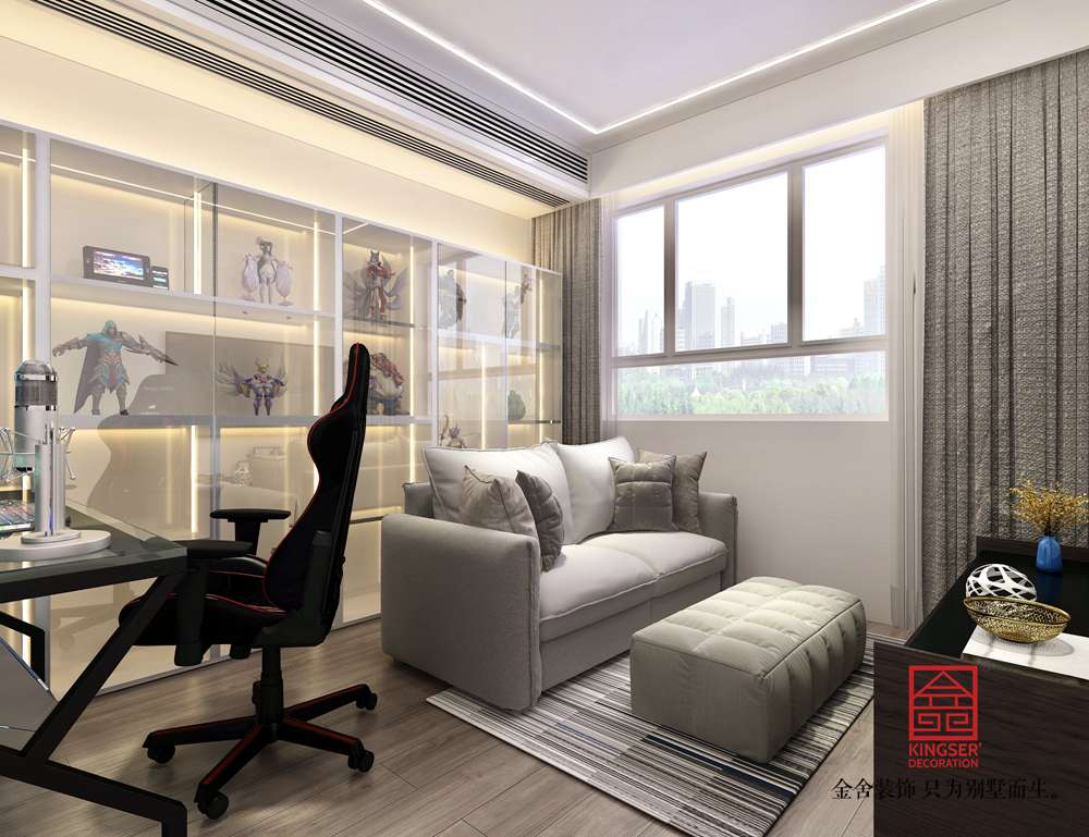 尚賓城173平米裝修-現代簡約-休息室