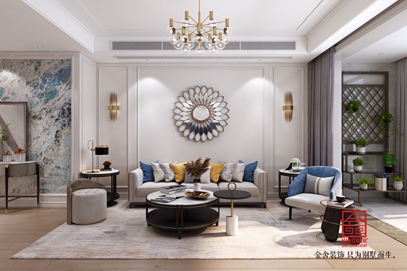 融創(chuàng)中心輕奢風(fēng)格裝修效果圖