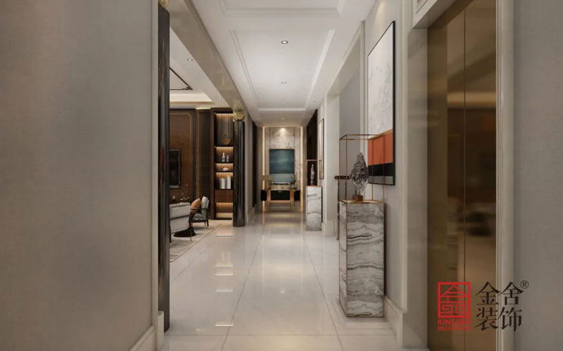 西山林語1400㎡新中式別墅裝修實(shí)景