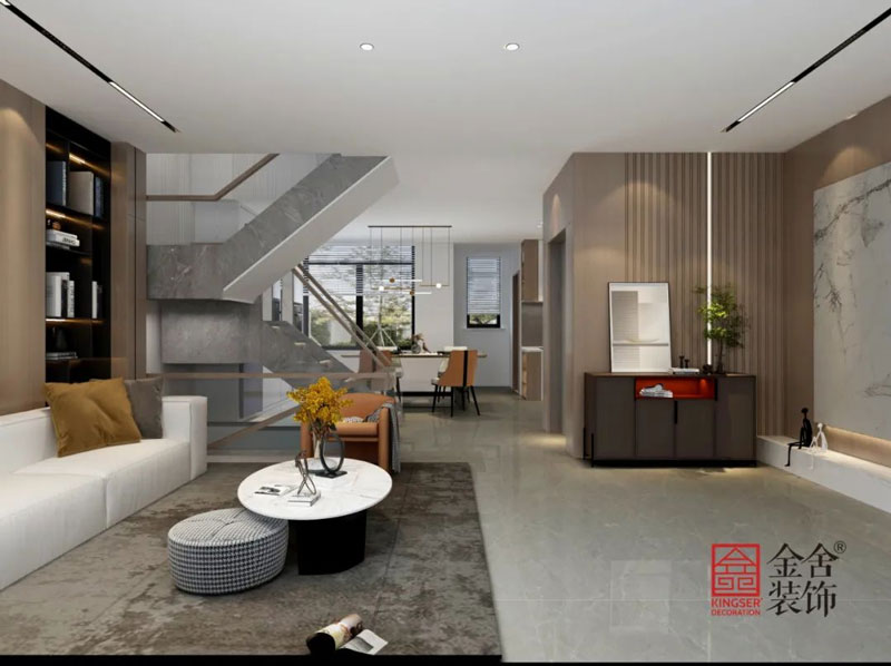 中央云著277㎡別墅裝修現(xiàn)代簡(jiǎn)約效果圖