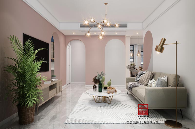 恒大御景半島120平北歐風(fēng)格裝修設(shè)計