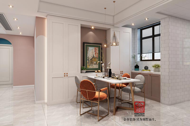 恒大御景半島120平北歐風(fēng)格裝修設(shè)計