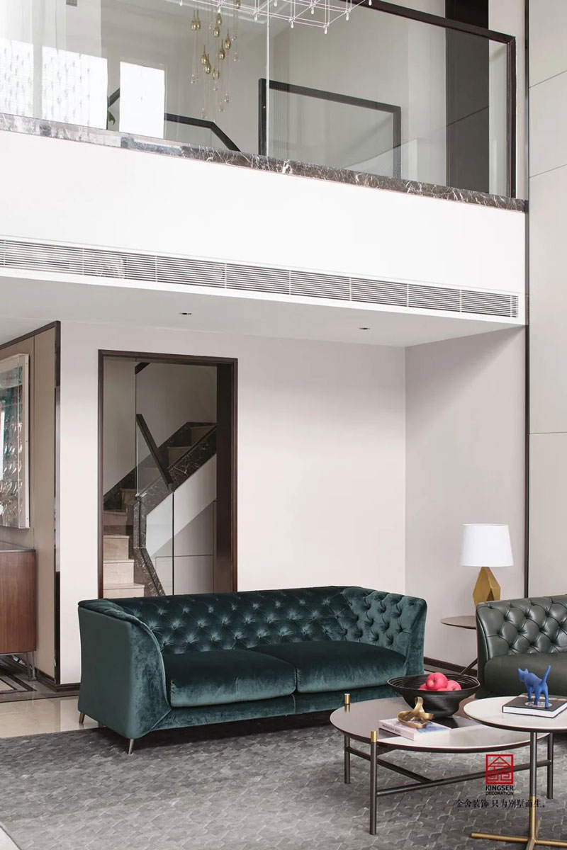 裕華壹號(hào)260㎡頂躍裝修現(xiàn)代輕奢實(shí)景圖