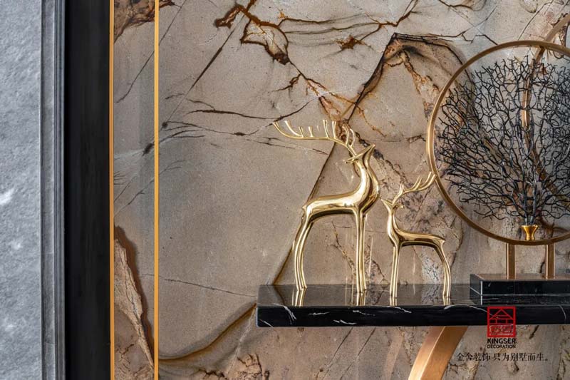 國赫天著港式輕奢風(fēng)格實景圖