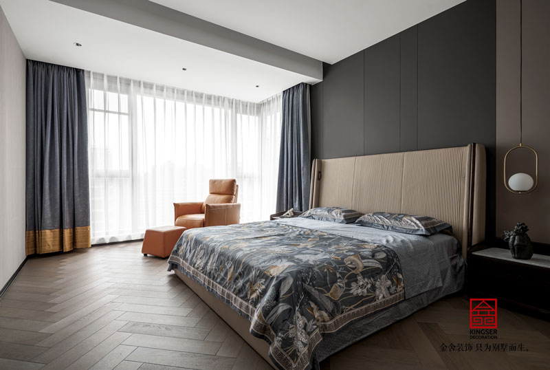 融創(chuàng)中心217㎡現(xiàn)代風格裝修實景圖