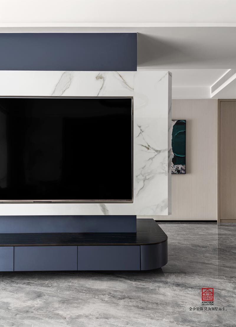 融創(chuàng)中心217㎡現(xiàn)代風格裝修實景圖