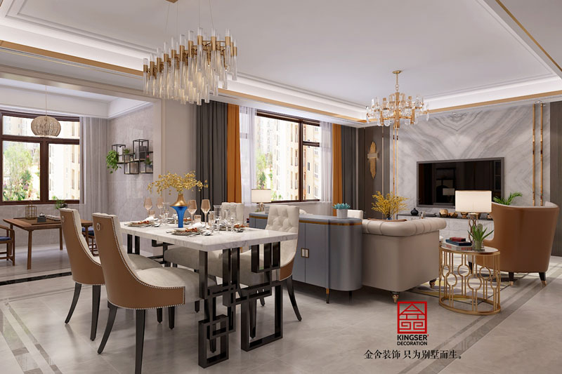 國賓壹號(hào)港式輕奢風(fēng)格裝修效果圖