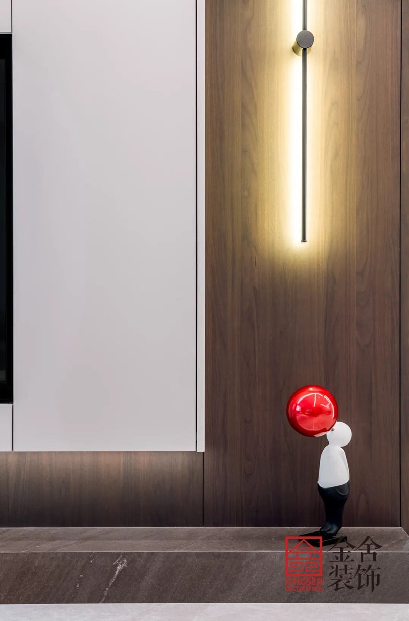 石家莊學校公寓裝修160㎡現(xiàn)代輕奢實景圖