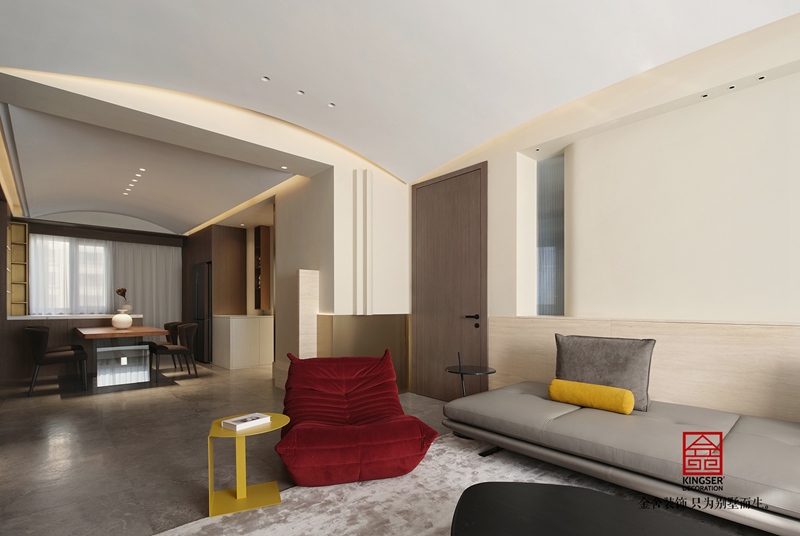 國赫天著現(xiàn)代風(fēng)格客廳裝修實(shí)景圖