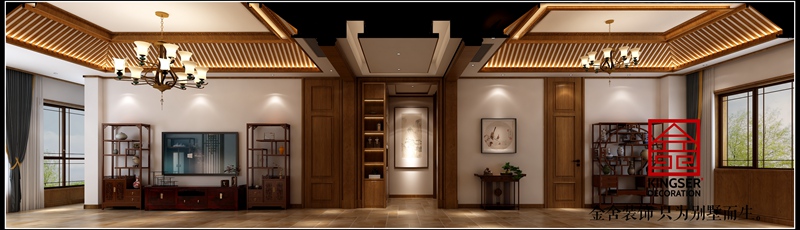 御河上院183平米中式風(fēng)格裝修設(shè)計