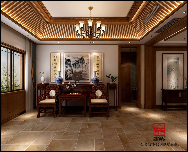 御河上院183平米中式風(fēng)格裝修設(shè)計