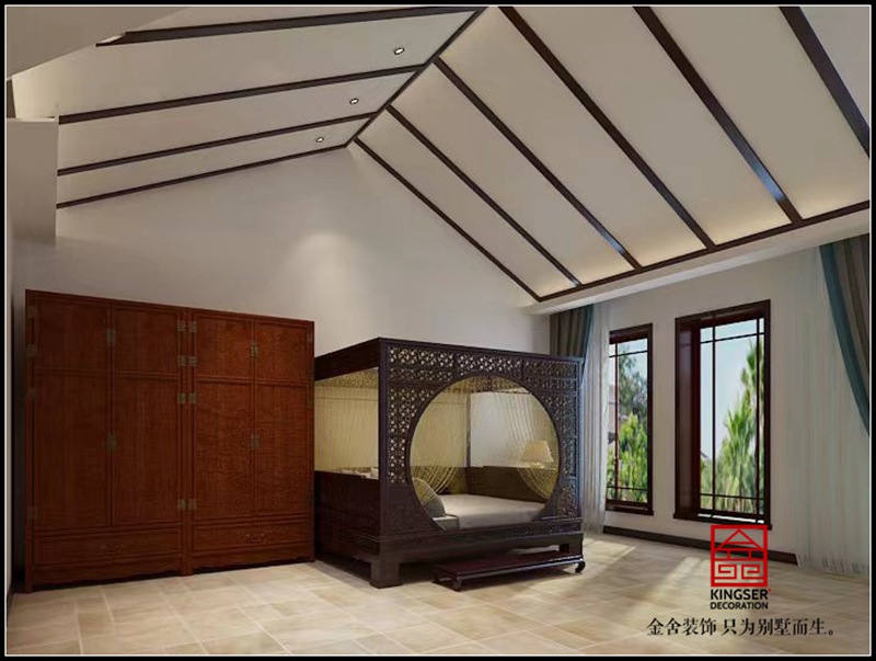 御河上院183平米中式風(fēng)格裝修設(shè)計