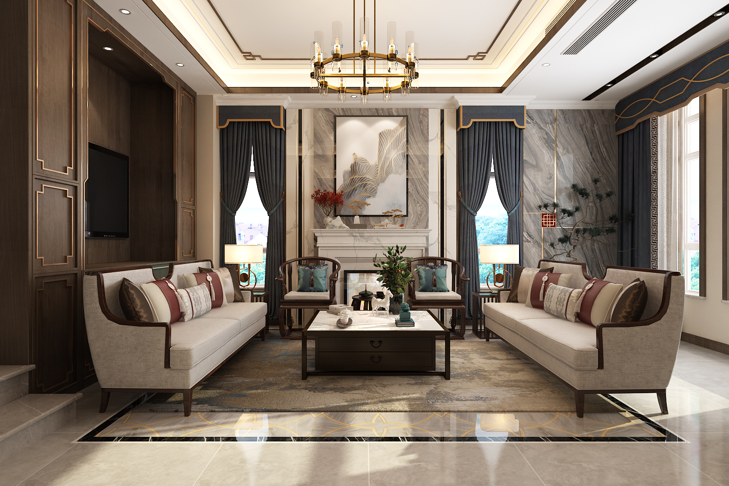 新中式別墅裝修風(fēng)格特點及裝修攻略詳細介紹