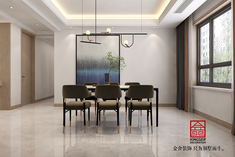 東南智匯城輕奢風格餐廳裝修圖片