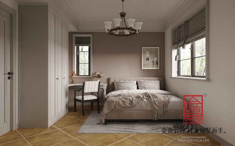國仕山歐式風格裝修臥室效果圖