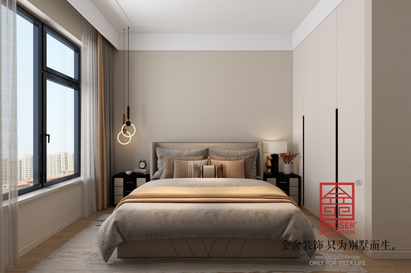 國(guó)仕山現(xiàn)代風(fēng)格臥室裝修效果圖