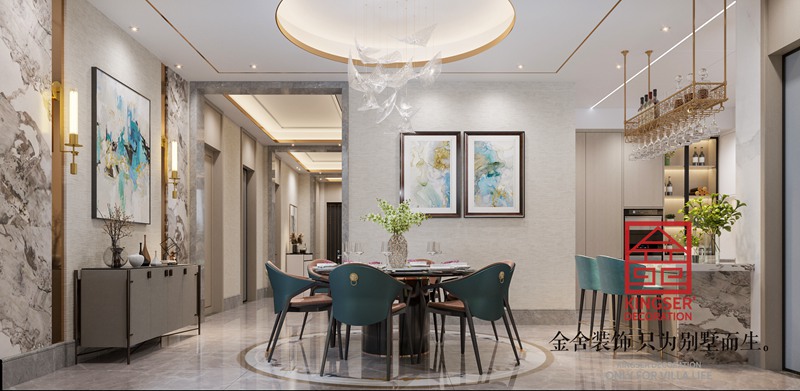 衡水漢王府550平奢華風格裝修設(shè)計效果圖