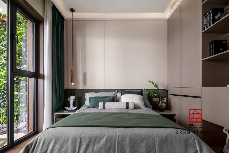 嘉和國(guó)際樣板間裝修臥室實(shí)景圖