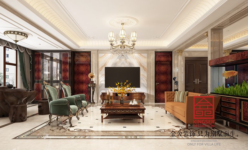 歐式別墅裝修設(shè)計，細(xì)致入微，完美綻放