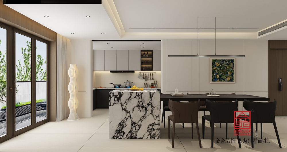 嘉禾名著500平米意式極簡風(fēng)格裝修-餐廳