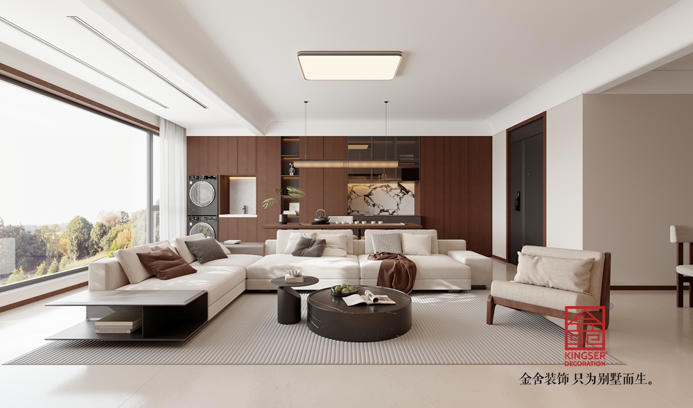 國和天禧159平米現(xiàn)代簡約-客廳