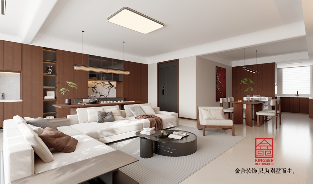 國和天禧159平米現(xiàn)代簡約-客廳